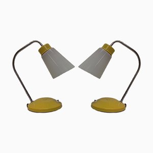 Lampes de Bureau Tchécoslovaques de Lidokov, 1960s, Set de 2