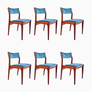 Rosewood Dining Chairs by Johannes Andersen for Uldum Møbelfabrik, 1960s, Set of 6