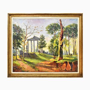 Pintura de paisaje de Tilleux Joseph Martin, 1949
