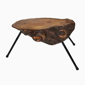 Table Basse Mid-Century en Merisier Massif, Autriche, 1950s