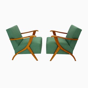 Italienische Sessel, 1950er, 2er Set