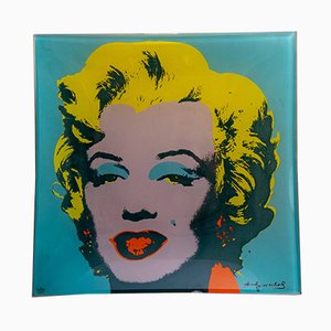 Glass Dish by Andy Warhol for Rosenthal, 1980s