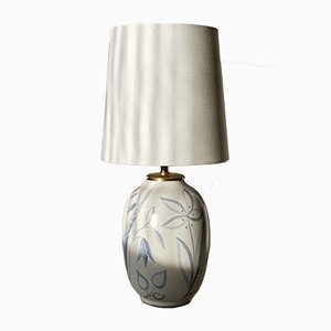 Lampada da tavolo Flora vintage di Anna-Lisa Thomson per Upsala Ekeby, anni '40