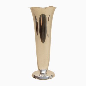 Vaso Art Deco placcato in argento di Richard Riemerschmid per WMF