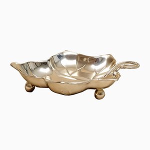 Vintage Silver-Plated Candle Bowl by Kurt Mayer for WMF