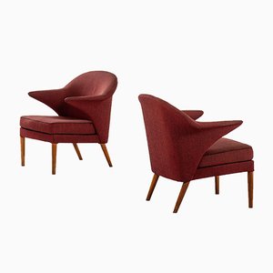 Danish Easy Chairs, 1950s, Set of 2