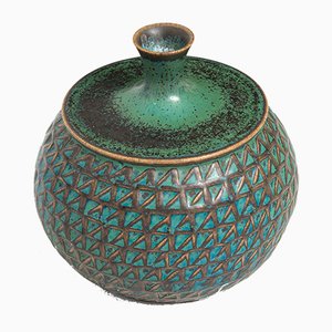 Swedish Ceramic Vase by Stig Lindberg for Gustavsberg, 1962