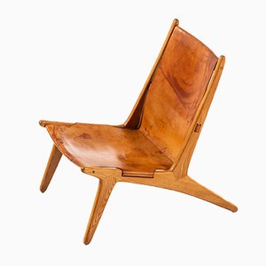 Swedish Hunting Chair by Uno & Östen Kristiansson for Luxus, 1950s