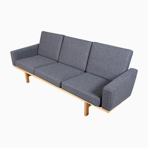 Mid-Century Model 236/3 3-Seater Sofa by Hans J. Wegner for Getama