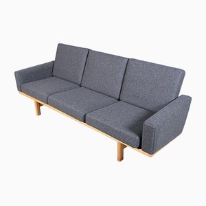 Mid-Century Modell 236/3 3-Sitzer Sofa von Hans J. Wegner für Getama