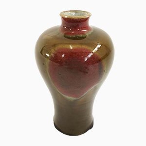 Finnish Glazed Ceramic Vase by Toini Muona, 1940s