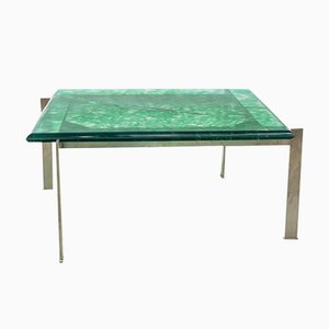 Vintage Resin and Steel Coffee Table