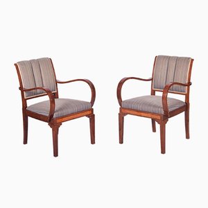 Set of Art Deco Armchairs, 1930s