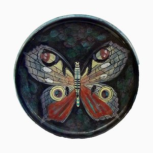 Italian Ceramic Butterfly Bowl by San Polo, 1950s