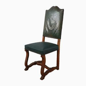 French High Back Dining Chairs, 1920s, Set of 6