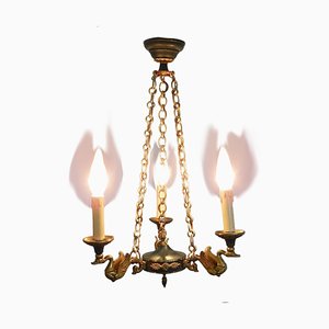 French Empire Style Chandelier, 1940s