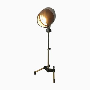 Lámpara de pie industrial francesa, años 50