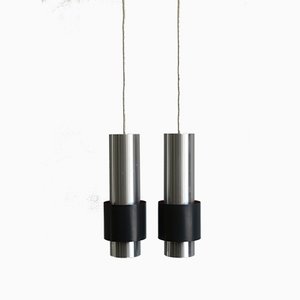 Zenith Pendant Lamps by Jo Hammerborg for Fog & Mørup, 1960s, Set of 2