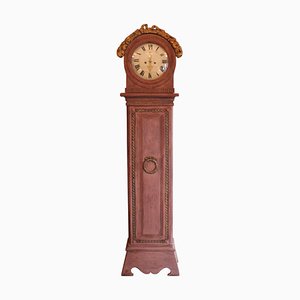 Antike dänische gustavianische Standuhr
