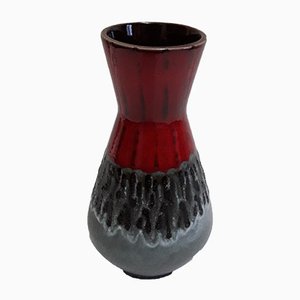 Vaso nr. 1218/25 in ceramica di Scheurich, Germania, anni '70