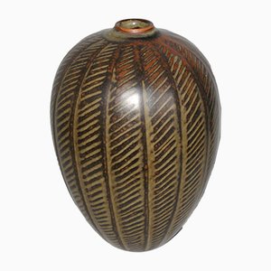 Vaso in ceramica di Gerd Bogelund per Royal Copenhagen, Danimarca, anni '50