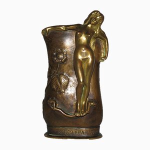French Art Nouveau Vase by Charles Korschann, 1900s