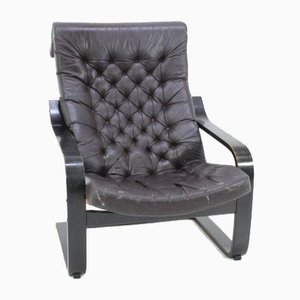 Fauteuil en Cuir, Finlande, 1972