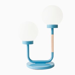 Scandi Heaven Blue Little Darling Table Lamp by Maria Gustavsson for Swedish Ninja