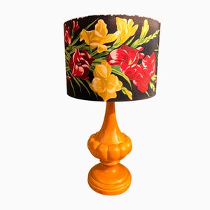 French Ceramic Table Lamp, 1970s