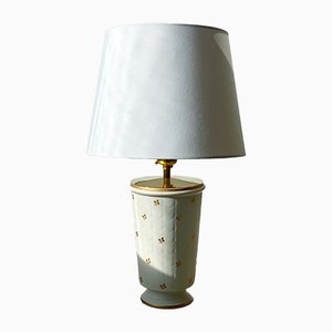 Lampada da tavolo modello Carrara in ceramica di Wilhelm Kåge per Gustavsberg, anni '40