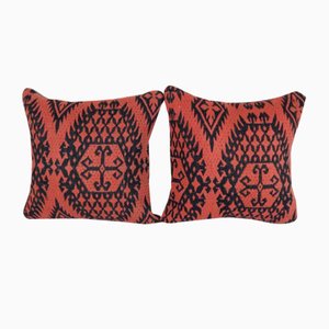 Housses de Coussin Kilim Artisanales, Turquie, Set de 2