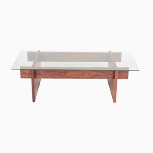 Mesa auxiliar danesa Mid-Century de palisandro de Svend Langkilde para Langkilde, años 60