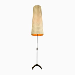 Lampadaire Mid-Century en Laiton, 1950s