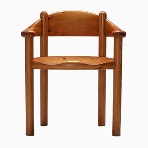 Pine Armchairs by Rainer Daumiller, 1970s, Set of 4