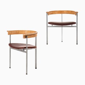 Set of Danish Model PK-11 Armchairs by Poul Kjærholm for E. Kold Christensen, 1950s