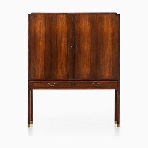 Danish Rosewood Cabinet by Ole Wanscher for A.J. Iversen, 1940s