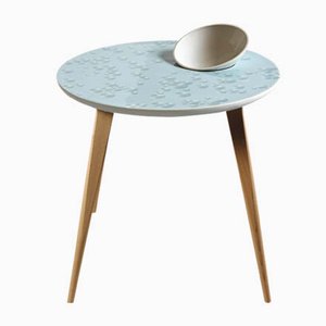 Oak & Crystal Moment Table with Bowl from LladrÃ³