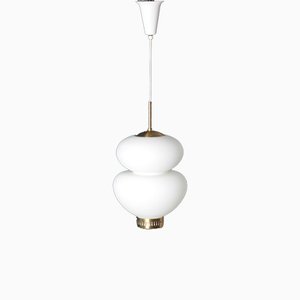 Lampada Peanut Mid-Century di Bent Karlby per Lyfa, Danimarca, anni '60