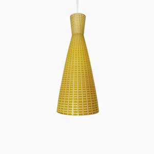Glass Pendant Lamp by Aloys Gangkofner for Peill & Putzler, 1950s