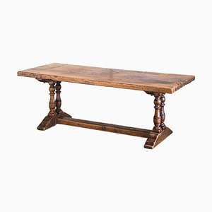 Antique French Oak Side Table, 1910s