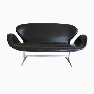 Canapé Modèle 3321 Swan Vintage par Arne Jacobsen pour Fritz Hansen, années 60