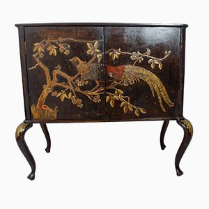 Vintage Buffet with Asian Decor