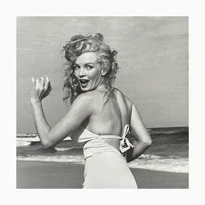 Marilyn en maillot dos nu vintage de AndrÃ © de Dienes