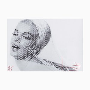 Impression Marilyn dans le Voile de Mariage par Bert Stern, 2012