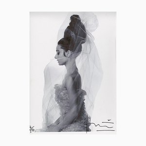 Fotografia del profilo di Audrey Hepburn di Bert Stern, 2010