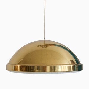 Mid-Century Brass and Acrylic Ceiling Lamp from Bergboms, 1960s