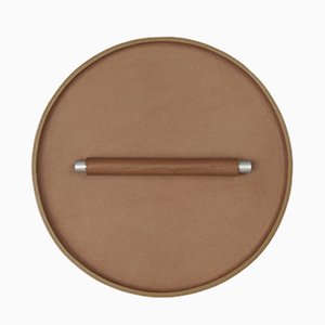 Plateau Rond No.03 Defne Koz pour Uniqka Plato Beige