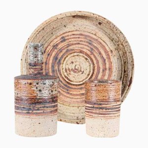 Scandinavian Modern Ceramics attributed to Tue Poulsen for Tue Poulsen Studio, 1960s, Set of 3