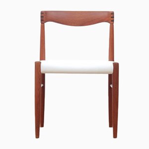 Mid-Century Scandinavian Teak Dining Chairs by H.W. Klein for Bramin, Set of 4