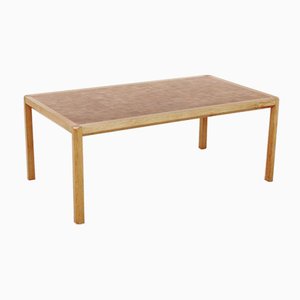 Grande Table Basse Mid-Century Scandinave en Chêne par Gorm Lindum & Rolf Middelboe pour Tranekær Furniture
